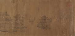 Dragon Boat Regatta on Jinming Lake, After Wang Zhenpeng (Chinese, active ca. 1275–1330), Handscroll; ink on silk, China