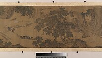 Daoist immortals in a landscape, Unidentified artist Chinese, active 16th century, Handscroll; ink and color on silk, China