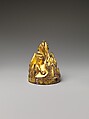 Top of a bridge pin, Gilt bronze, China
