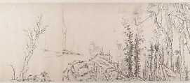 Paragons of Loyalty and Filial Piety, Wang Shanggong (Chinese, active late 16th century), Handscroll; ink on paper, China