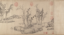 Summer retreat in the eastern grove, Wen Zhengming (Chinese, 1470–1559), Handscroll; ink on paper, China