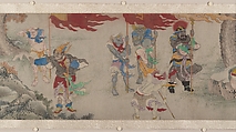 Searching the Mountains for Demons, Zheng Zhong (Chinese, active ca. 1612–48), Handscroll; ink and color on paper, China