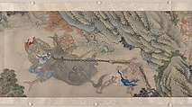 Searching the Mountains for Demons, Zheng Zhong (Chinese, active ca. 1612–48), Handscroll; ink and color on paper, China
