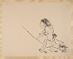 Painting, Shibata Zeshin (Japanese, 1807–1891), Album of seventeen sketches; watercolor on paper; mounted on natural silk, Japan