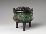 Tripod cauldron (ding) in ancient style?, Bronze, China