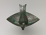 Covered Wine Cup (Jiao), Bronze, China