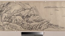 Traveling Amid Streams and Mountains, Liu Yu (Chinese, 1620–after 1689), Handscroll; ink on paper, China
