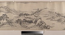 Traveling Amid Streams and Mountains, Liu Yu (Chinese, 1620–after 1689), Handscroll; ink on paper, China