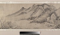 Streams and Mountains in Autumn Mist, Bian Wenyu (Chinese, active ca. 1620–70), Handscroll; ink on paper, China
