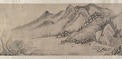 Streams and Mountains in Autumn Mist, Bian Wenyu (Chinese, active ca. 1620–70), Handscroll; ink on paper, China