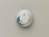 Incense Burner with Cover, White porcelain decorated with blue under the glaze (Hirado ware), Japan