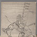 Album of Sketches by Katsushika Hokusai and His Disciples, Katsushika Hokusai (Japanese, Tokyo (Edo) 1760–1849 Tokyo (Edo)), Album of ninety-seven leaves; ink and color on paper, Japan