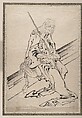 Album of Sketches by Katsushika Hokusai and His Disciples, Katsushika Hokusai (Japanese, Tokyo (Edo) 1760–1849 Tokyo (Edo)), Album of ninety-seven leaves; ink and color on paper, Japan