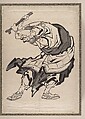 Album of Sketches by Katsushika Hokusai and His Disciples, Katsushika Hokusai (Japanese, Tokyo (Edo) 1760–1849 Tokyo (Edo)), Album of ninety-seven leaves; ink and color on paper, Japan