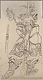 Album of Sketches by Katsushika Hokusai and His Disciples, Katsushika Hokusai (Japanese, Tokyo (Edo) 1760–1849 Tokyo (Edo)), Album of ninety-seven leaves; ink and color on paper, Japan