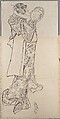 Album of Sketches by Katsushika Hokusai and His Disciples, Katsushika Hokusai (Japanese, Tokyo (Edo) 1760–1849 Tokyo (Edo)), Album of ninety-seven leaves; ink and color on paper, Japan