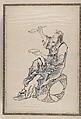 Album of Sketches by Katsushika Hokusai and His Disciples, Katsushika Hokusai (Japanese, Tokyo (Edo) 1760–1849 Tokyo (Edo)), Album of ninety-seven leaves; ink and color on paper, Japan