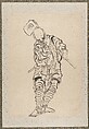 Album of Sketches by Katsushika Hokusai and His Disciples, Katsushika Hokusai (Japanese, Tokyo (Edo) 1760–1849 Tokyo (Edo)) and others, Album of one hundred and nine leaves; ink on paper, ink and color on paper, Japan