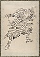 Album of Sketches by Katsushika Hokusai and His Disciples, Katsushika Hokusai (Japanese, Tokyo (Edo) 1760–1849 Tokyo (Edo)), Album of ninety-seven leaves; ink and color on paper, Japan