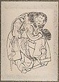 Album of Sketches by Katsushika Hokusai and His Disciples, Katsushika Hokusai (Japanese, Tokyo (Edo) 1760–1849 Tokyo (Edo)), Album of ninety-seven leaves; ink and color on paper, Japan