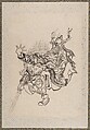 Album of Sketches by Katsushika Hokusai and His Disciples, Katsushika Hokusai (Japanese, Tokyo (Edo) 1760–1849 Tokyo (Edo)), Album of ninety-seven leaves; ink and color on paper, Japan