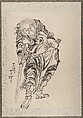 Album of Sketches by Katsushika Hokusai and His Disciples, Katsushika Hokusai (Japanese, Tokyo (Edo) 1760–1849 Tokyo (Edo)), Album of ninety-seven leaves; ink and color on paper, Japan