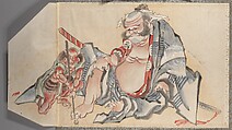 Album of Sketches by Katsushika Hokusai and His Disciples, Katsushika Hokusai (Japanese, Tokyo (Edo) 1760–1849 Tokyo (Edo)), Album of ninety-seven leaves; ink and color on paper, Japan