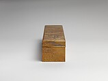 Box with Design of Pine, Bamboo, and Cherry Blossom, Sprinkled gold on lacquer (maki-e), Japan