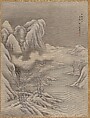 Winter Scene, Seki Shūkō  Japanese, Album leaf; silk, Japan