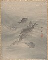 Fishes, Seki Shūkō  Japanese, Album leaf; silk, Japan