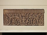 Lintel with Carved Figures, Stone, Cambodia