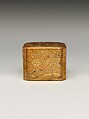 Box with Design of Pine, Bamboo, and Cherry Blossom, Sprinkled gold on lacquer (maki-e), Japan