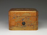 Box with Design of Pine, Bamboo, and Cherry Blossom, Sprinkled gold on lacquer (maki-e), Japan