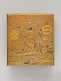 Box with Design of Pine, Bamboo, and Plum, Sprinkled gold on lacquer (maki-e), Japan