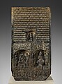 Stele with the Bodhisattvas Avalokiteshvara (Guanyin) and Mahasthamaprapta (Dashizi), Limestone with traces of pigment, China (Henan province)