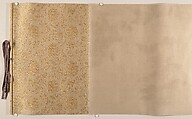 “Leaves of Wild Ginger” (Aoi), from the Phantom Genji Scrolls (Maboroshi no Genji monogatari emaki), Handscroll; ink, color, and gold on paper, Japan