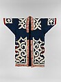 Ainu robe, Cotton and wool with applique (kiri-fuse), Japan