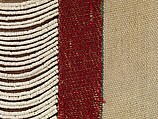 Overvest, Cotton, wool, bone beads, Taiwan (Atayal)