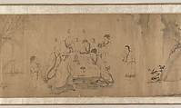 White Lotus Society, Unidentified artist  , 15th century, Handscroll; ink on paper, China