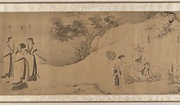White Lotus Society, Unidentified artist  , 15th century, Handscroll; ink on paper, China
