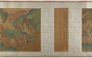 Family Training, Unidentified artist, Ten panels mounted as a handscroll; ink and color on silk, China