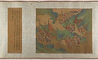 Family Training, Unidentified artist, Ten panels mounted as a handscroll; ink and color on silk, China
