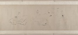 The Eighteen Luohans, After Ding Yunpeng (Chinese, 1547–ca. 1621), Handscroll; ink on paper, China