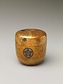 Box with Design of Pine, Bamboo, and Cherry Blossom, Sprinkled gold on lacquer (maki-e), Japan