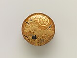 Box with Design of Pine, Bamboo, and Cherry Blossom, Sprinkled gold on lacquer (maki-e), Japan