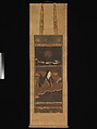 Niu Myōjin, Hanging scroll; ink, color, and gold on silk, Japan