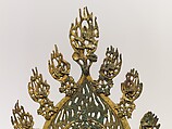 Buddha Maitreya (Mile) Altarpiece, Gilt bronze, China