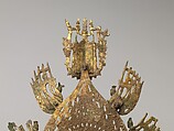 Buddha Maitreya (Mile) altarpiece, Gilt bronze, China