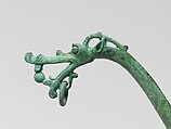 Ladle with handle in the shape of a dragon's head, Gilt bronze, China