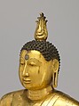 Buddha Seated in Meditation, Copper alloy with gilding, Sri Lanka. western regions